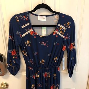 French Grey Brushed Knit Dress